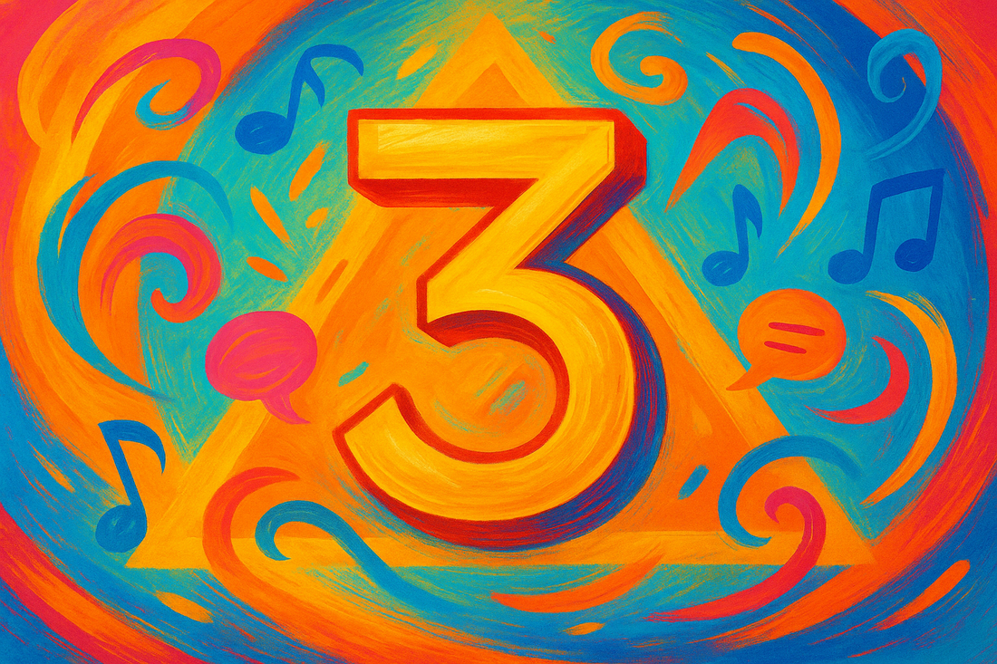 Praktinė Numerologija. Pažinkime skaičius: 3