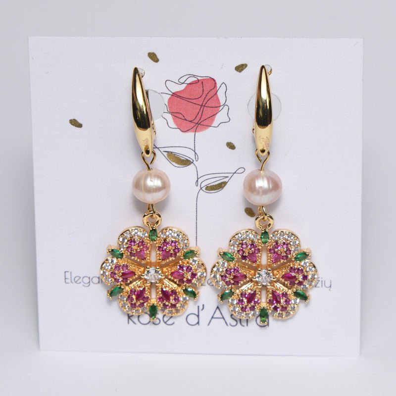 Auskarai "Pavasario Sonata" - Rankų darbo gaminiai