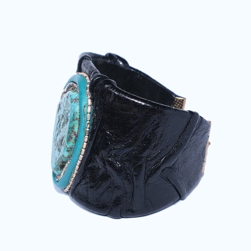 Odinė apyrankė su Magnezitu - Rankų darbo gaminiai