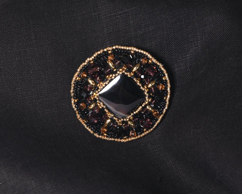 Sagė su Agatu "Nakties Karalienė" - Rankų darbo gaminiai