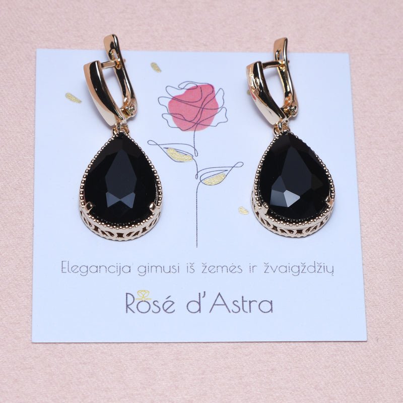 Auskarai "Kerai" - Rankų darbo gaminiai