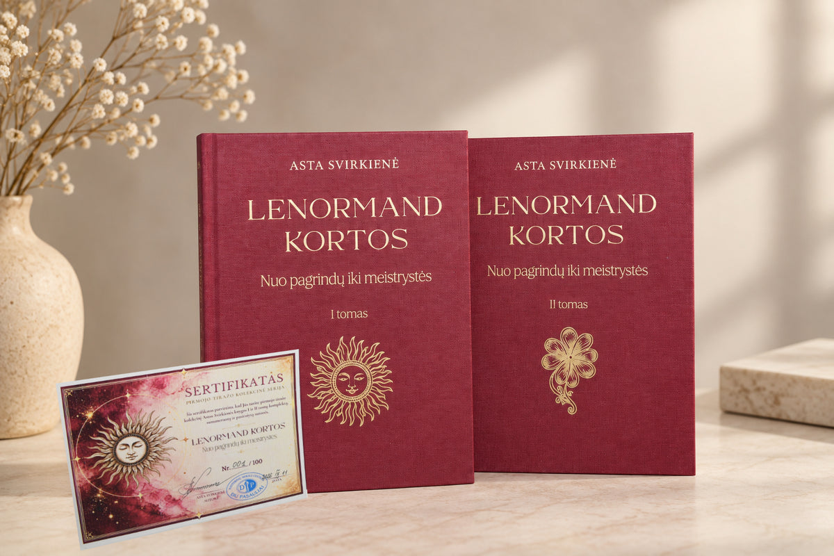 Lenormand kortos. Kolekcinis I–II tomų komplektas