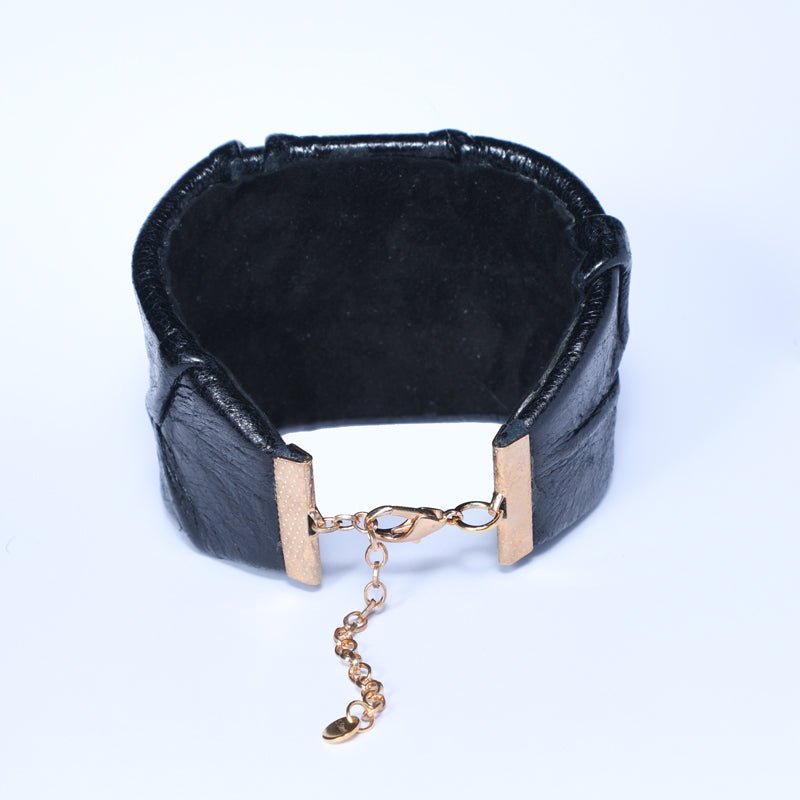 Odinė apyrankė su Magnezitu - Rankų darbo gaminiai