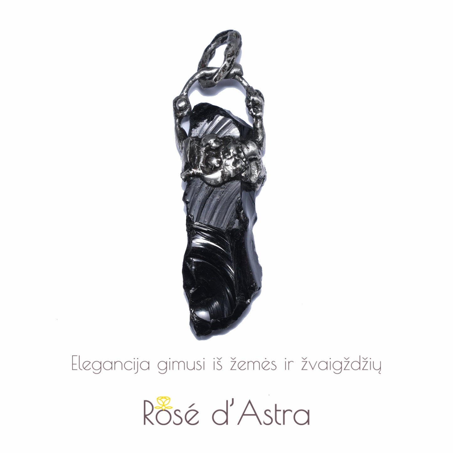 Pakabukas „Obsidiano Galia“ - Rankų darbo gaminiai