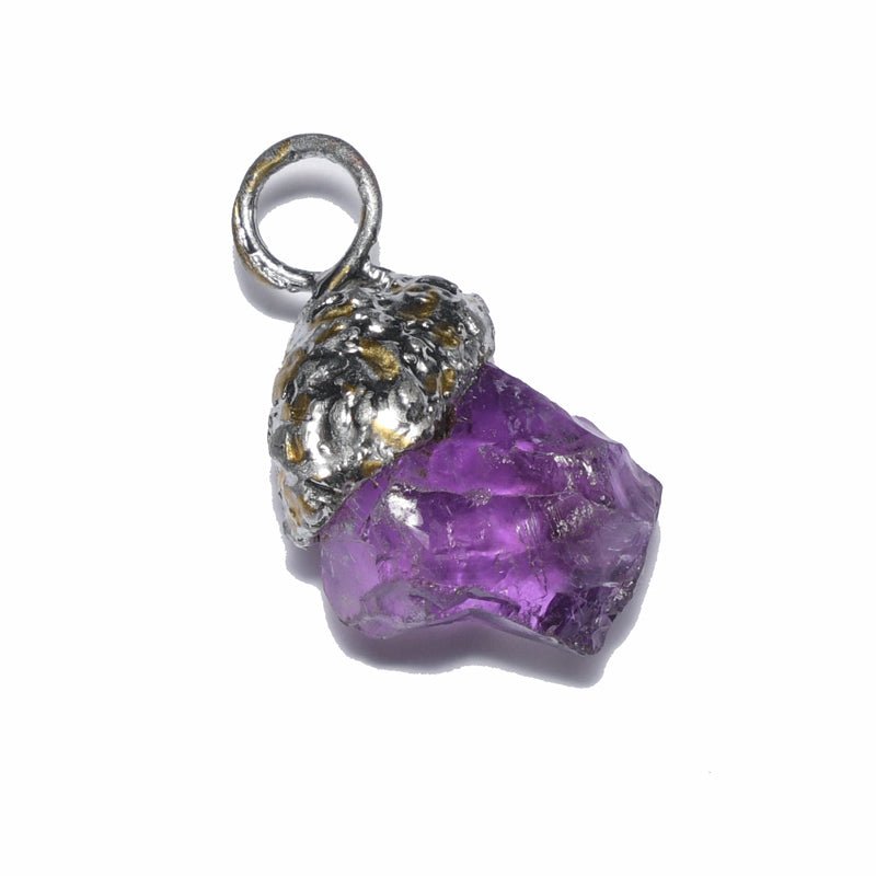 Pakabukas su Ametistu “Mažasis Sargybinis" - Rankų darbo gaminiai